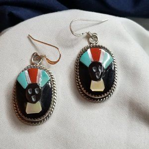 GORGEOUS INLAY - ZUNI - Signed B (Beverly) Estate